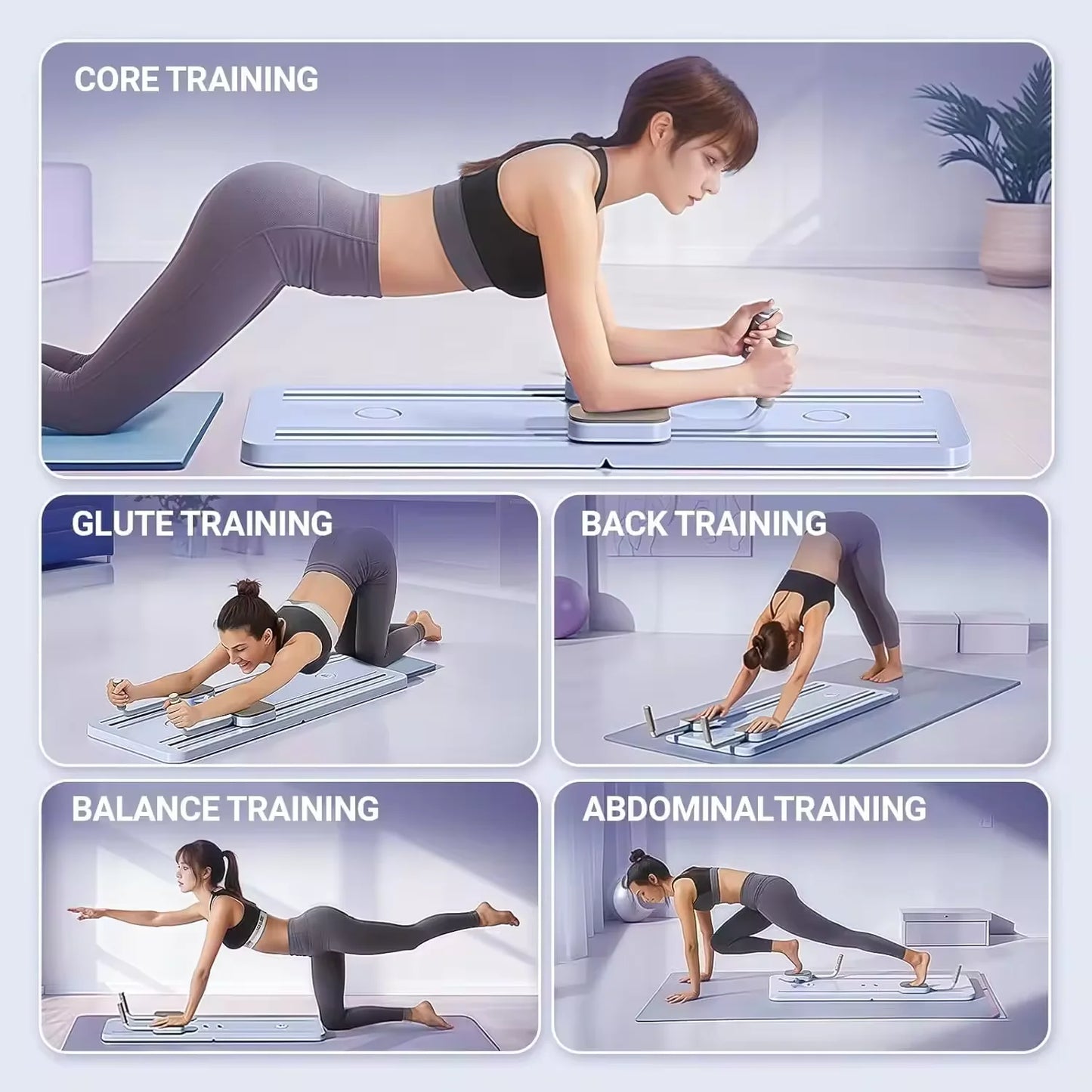 Pilates Multi-Functional Exercising Board